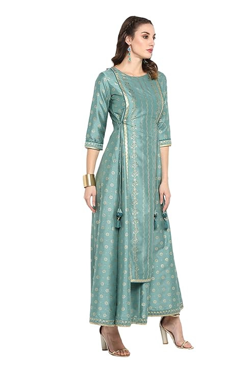 Sarasvi Gota Patti Silk Lehenga Set - Pink